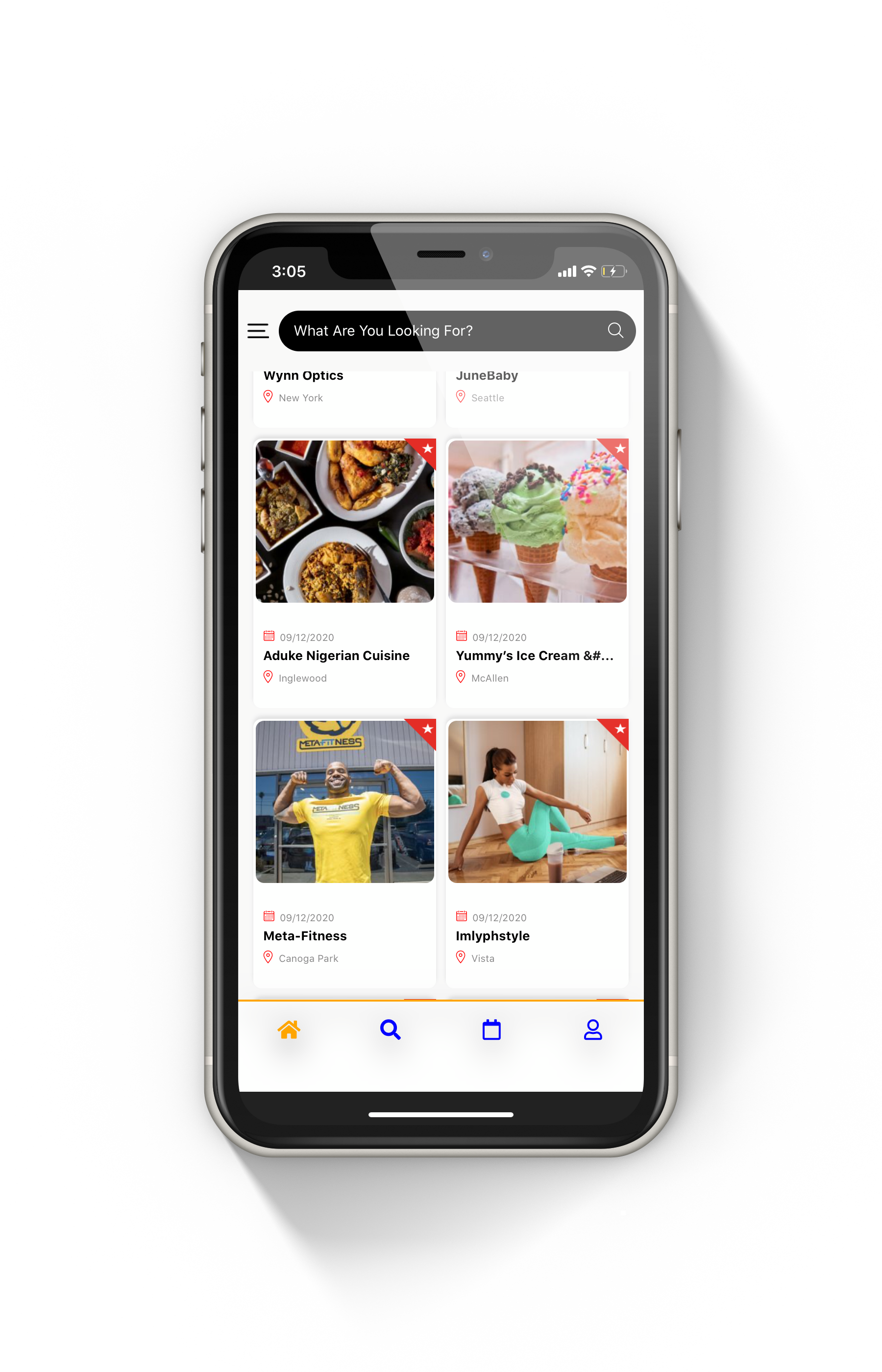 DWT Listing app